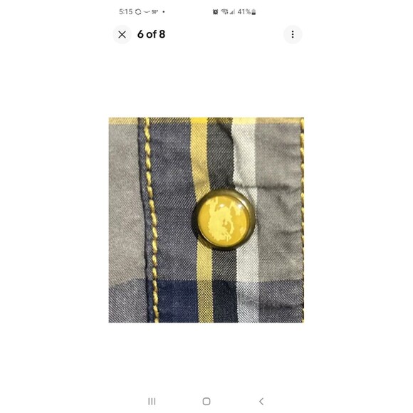 CRUEL GIRL Womens Xl Fitted Western Shirt  Plaid LS Bucking Bronco Snaps - Picture 4 of 9